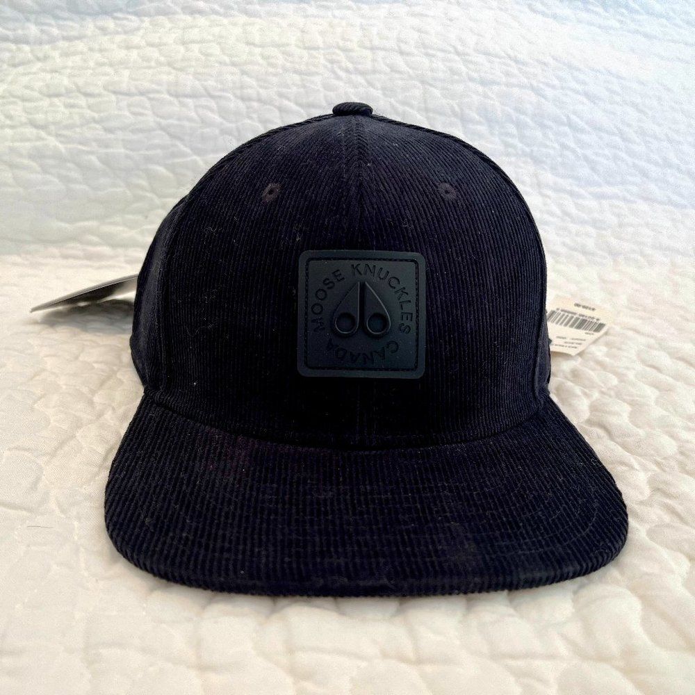 Moose Knuckles Corduroy logo hat